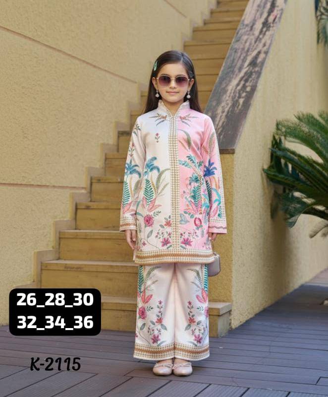 K-999 Kids Collection By Fashid Beautiful Festive Suits Stylish Colorful Fancy Casual Wear Premium Imported Mal Satin Stitched Dresses At Wholesale Price